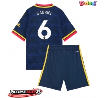 Arsenal Gabriel Magalhaes #6 Koszulka Wyjazdowa dzieci 2026-27 Krótki Rękaw (+ krótkie spodenki)