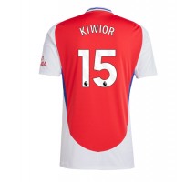Arsenal Jakub Kiwior #15 Koszulka Podstawowa 2024-25 Krótki Rękaw