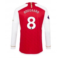 Arsenal Martin Odegaard #8 Koszulka Podstawowa 2023-24 Długi Rękaw