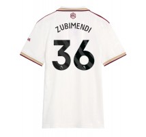 Arsenal Martin Zubimendi #36 Koszulka Trzecia damskie 2025-26 Krótki Rękaw