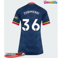 Arsenal Martin Zubimendi #36 Koszulka Wyjazdowa damskie 2026-27 Krótki Rękaw