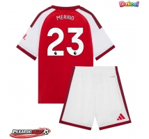 Arsenal Mikel Merino #23 Koszulka Podstawowa dzieci 2026-27 Krótki Rękaw (+ krótkie spodenki)
