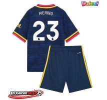 Arsenal Mikel Merino #23 Koszulka Wyjazdowa dzieci 2026-27 Krótki Rękaw (+ krótkie spodenki)