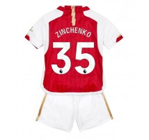Arsenal Oleksandr Zinchenko #35 Koszulka Podstawowa dzieci 2023-24 Krótki Rękaw (+ krótkie spodenki)