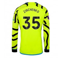 Arsenal Oleksandr Zinchenko #35 Koszulka Wyjazdowa 2023-24 Długi Rękaw