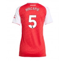 Arsenal Piero Hincapie #5 Koszulka Podstawowa damskie 2025-26 Krótki Rękaw