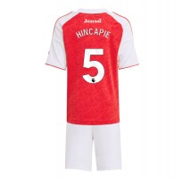 Arsenal Piero Hincapie #5 Koszulka Podstawowa dzieci 2025-26 Krótki Rękaw (+ krótkie spodenki)