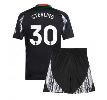 Arsenal Raheem Sterling #30 Koszulka Wyjazdowa dzieci 2024-25 Krótki Rękaw (+ krótkie spodenki)