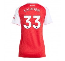 Arsenal Riccardo Calafiori #33 Koszulka Podstawowa damskie 2025-26 Krótki Rękaw Arsenal Riccardo Calafiori #33 Koszulka Podstawowa damskie 2025-26 Krótki Rękaw