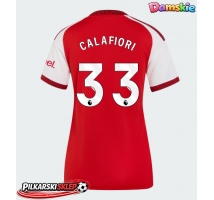 Arsenal Riccardo Calafiori #33 Koszulka Podstawowa damskie 2026-27 Krótki Rękaw