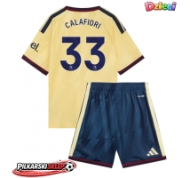 Arsenal Riccardo Calafiori #33 Koszulka Trzecia dzieci 2026-27 Krótki Rękaw (+ krótkie spodenki)
