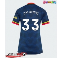 Arsenal Riccardo Calafiori #33 Koszulka Wyjazdowa damskie 2026-27 Krótki Rękaw