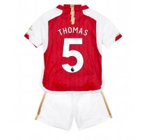 Arsenal Thomas Partey #5 Koszulka Podstawowa dzieci 2023-24 Krótki Rękaw (+ krótkie spodenki)
