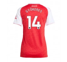 Arsenal Viktor Gyokeres #14 Koszulka Podstawowa damskie 2025-26 Krótki Rękaw