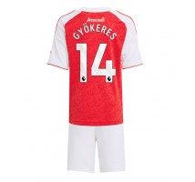 Arsenal Viktor Gyokeres #14 Koszulka Podstawowa dzieci 2025-26 Krótki Rękaw (+ krótkie spodenki) Arsenal Viktor Gyokeres #14 Koszulka Podstawowa dzieci 2025-26 Krótki Rękaw (+ krótkie spodenki)