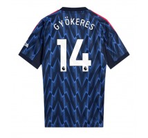 Arsenal Viktor Gyokeres #14 Koszulka Wyjazdowa 2025-26 Krótki Rękaw