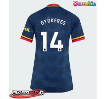 Arsenal Viktor Gyokeres #14 Koszulka Wyjazdowa damskie 2026-27 Krótki Rękaw
