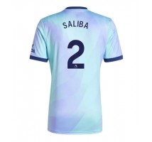 Arsenal William Saliba #2 Koszulka Trzecia 2024-25 Krótki Rękaw