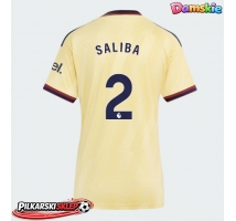 Arsenal William Saliba #2 Koszulka Trzecia damskie 2026-27 Krótki Rękaw