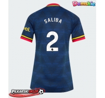 Arsenal William Saliba #2 Koszulka Wyjazdowa damskie 2026-27 Krótki Rękaw
