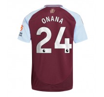 Aston Villa Amadou Onana #24 Koszulka Podstawowa 2024-25 Krótki Rękaw