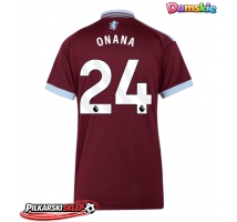 Aston Villa Amadou Onana #24 Koszulka Podstawowa damskie 2026-27 Krótki Rękaw