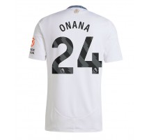 Aston Villa Amadou Onana #24 Koszulka Wyjazdowa 2024-25 Krótki Rękaw