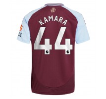 Aston Villa Boubacar Kamara #44 Koszulka Podstawowa 2024-25 Krótki Rękaw