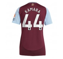 Aston Villa Boubacar Kamara #44 Koszulka Podstawowa damskie 2024-25 Krótki Rękaw