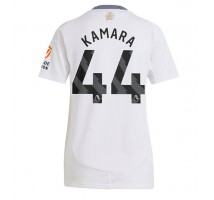 Aston Villa Boubacar Kamara #44 Koszulka Wyjazdowa damskie 2024-25 Krótki Rękaw