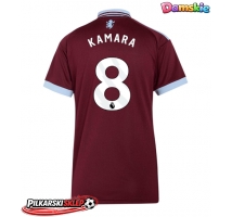 Aston Villa Boubacar Kamara #8 Koszulka Podstawowa damskie 2026-27 Krótki Rękaw