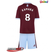 Aston Villa Boubacar Kamara #8 Koszulka Podstawowa dzieci 2026-27 Krótki Rękaw (+ krótkie spodenki)