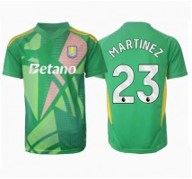 Aston Villa Emiliano Martinez #23 Bramkarskie Koszulka Podstawowa 2024-25 Krótki Rękaw