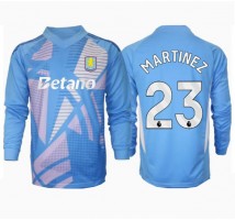 Aston Villa Emiliano Martinez #23 Bramkarskie Koszulka Trzecia 2024-25 Długi Rękaw