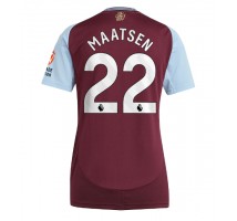 Aston Villa Ian Maatsen #22 Koszulka Podstawowa damskie 2024-25 Krótki Rękaw