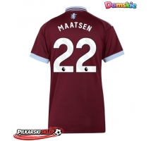 Aston Villa Ian Maatsen #22 Koszulka Podstawowa damskie 2026-27 Krótki Rękaw