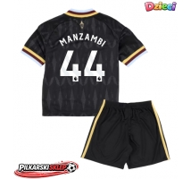 Aston Villa Johan Manzambi #44 Koszulka Wyjazdowa dzieci 2026-27 Krótki Rękaw (+ krótkie spodenki)