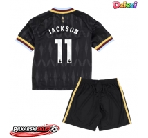 Aston Villa Nicolas Jackson #11 Koszulka Wyjazdowa dzieci 2026-27 Krótki Rękaw (+ krótkie spodenki)