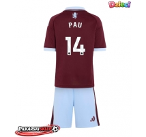 Aston Villa Pau Torres #14 Koszulka Podstawowa dzieci 2026-27 Krótki Rękaw (+ krótkie spodenki)