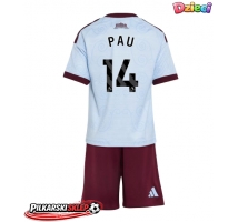 Aston Villa Pau Torres #14 Koszulka Trzecia dzieci 2026-27 Krótki Rękaw (+ krótkie spodenki)