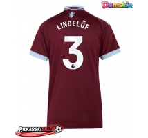 Aston Villa Victor Lindelof #3 Koszulka Podstawowa damskie 2026-27 Krótki Rękaw