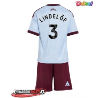 Aston Villa Victor Lindelof #3 Koszulka Trzecia dzieci 2026-27 Krótki Rękaw (+ krótkie spodenki)