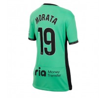 Atletico Madrid Alvaro Morata #19 Koszulka Trzecia damskie 2023-24 Krótki Rękaw