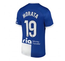 Atletico Madrid Alvaro Morata #19 Koszulka Wyjazdowa 2023-24 Krótki Rękaw