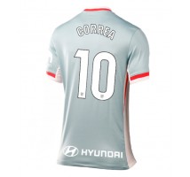 Atletico Madrid Angel Correa #10 Koszulka Wyjazdowa damskie 2024-25 Krótki Rękaw