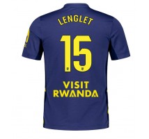 Atletico Madrid Clement Lenglet #15 Koszulka Wyjazdowa 2025-26 Krótki Rękaw
