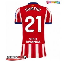 Atletico Madrid Cristian Romero #21 Koszulka Podstawowa damskie 2026-27 Krótki Rękaw