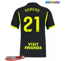Atletico Madrid Cristian Romero #21 Koszulka Wyjazdowa 2026-27 Krótki Rękaw