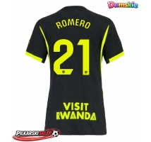 Atletico Madrid Cristian Romero #21 Koszulka Wyjazdowa damskie 2026-27 Krótki Rękaw