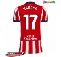Atletico Madrid David Hancko #17 Koszulka Podstawowa damskie 2026-27 Krótki Rękaw